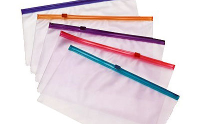 Embalagens em PVC Cristal com Fechamento em Zip-Log